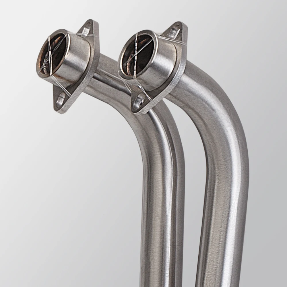 ل YZF R3R25MT03 R3 (2021-2024) دراجة نارية العادم الهروب دراجة نارية نظام كامل الأمامي والوسط ربط الأنابيب 51 مللي متر عيار