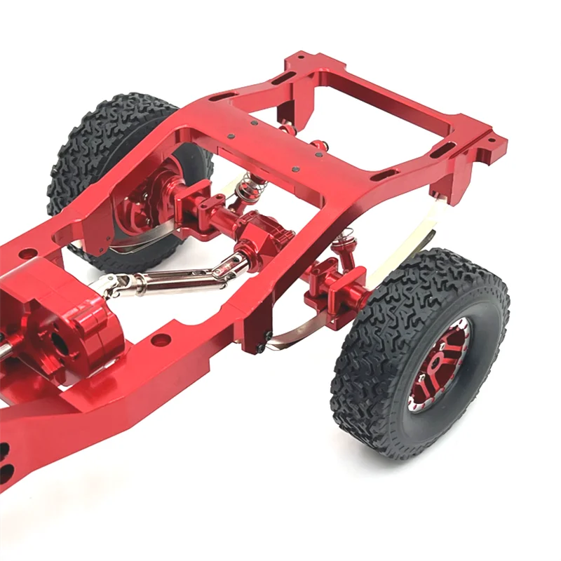 1/12 MN82 LC79 remote control car spare parts, metal upgrade and modification, door bridge, frame, chassis