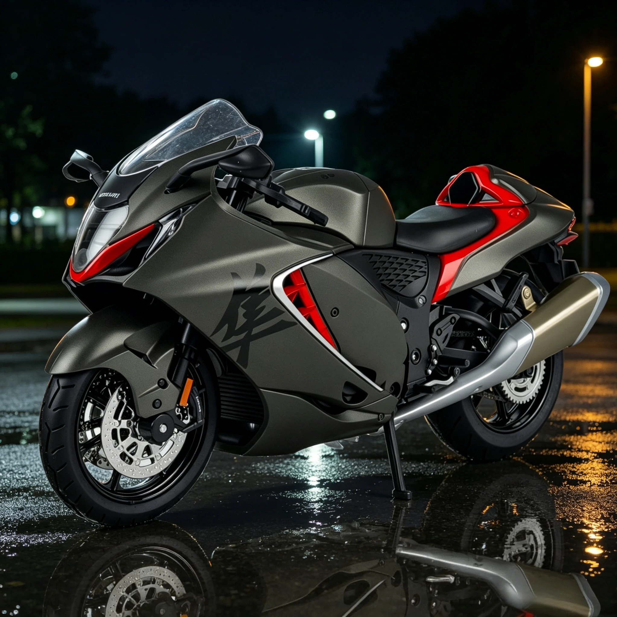 

1:12 Hayabusa Alloy Racing Motorcycle Model Diecast Metal Street Sports Motorcycle Model With Light Toy Gift