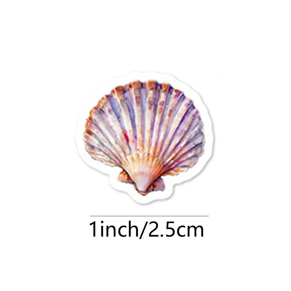 50-500pcs Cartoon Sea Creature Starfish Jellyfish Sealing Sticker DIY Laptop Decals Decoration Stiker Reward Gift Toys