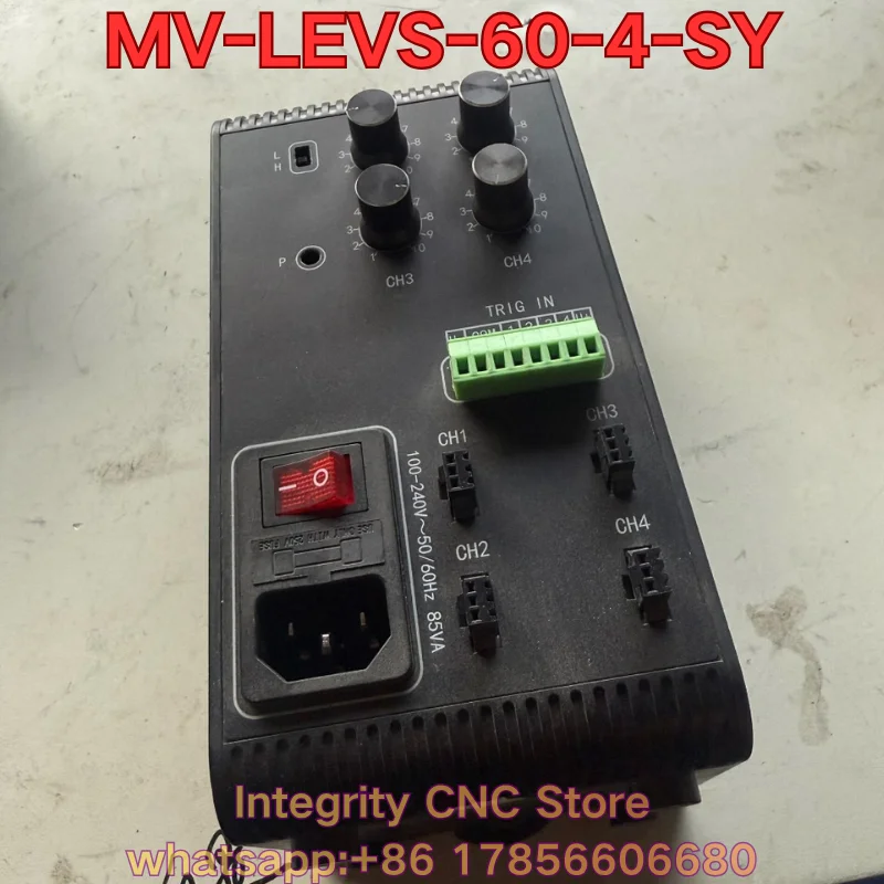 Second-hand MV-LEVS-60-4-SY industrial light source controller function test is normal
