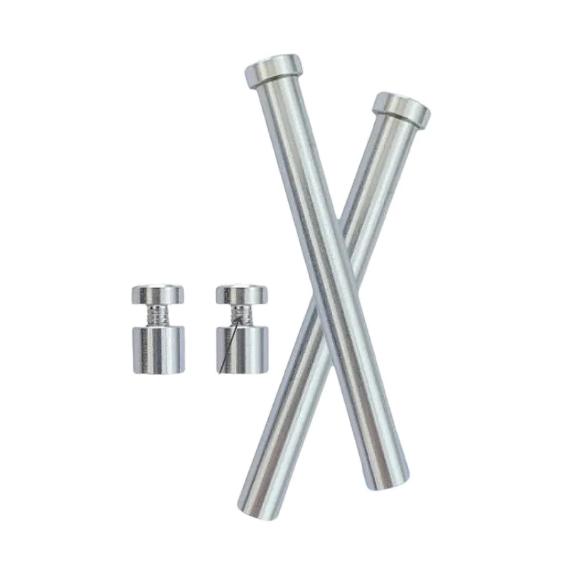 4pcs/2set Modern Minimalist Desktop Photo Frame Accessories Support Rod Acrylic Advertising Nails Photo Frame Bracket Screws