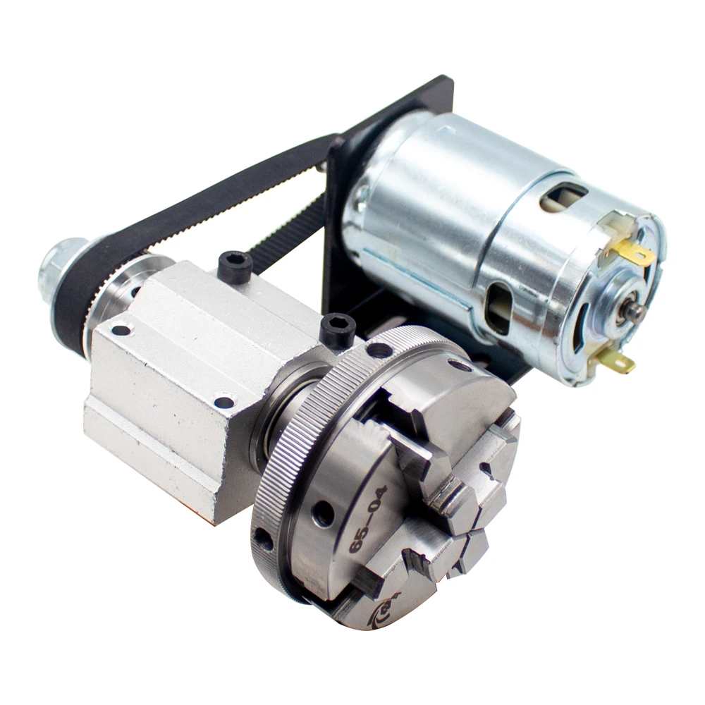 No power Multi-function 895 Motor Rotary Lathe Woodworking Spindle DIY Slider Assembly + Chuck Y