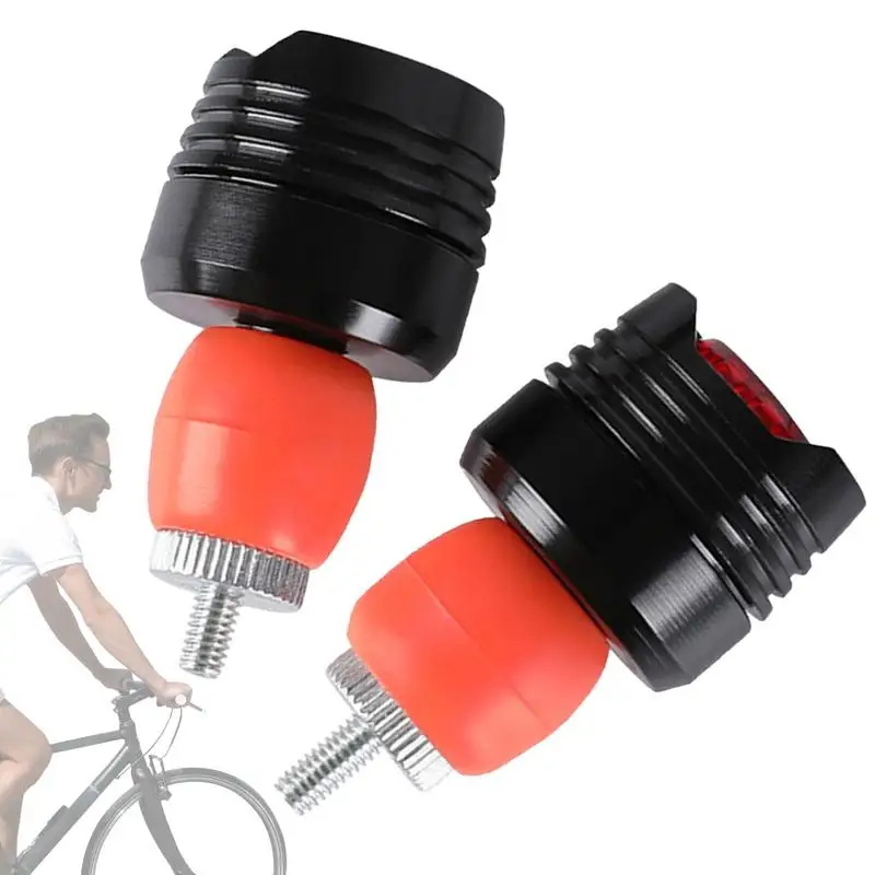 Cycle Signal Lights Handlebar End Cycling Blinker Turning Lamp Multiple Lighting Mode Safety Warning Light 2x Cycling LED Light