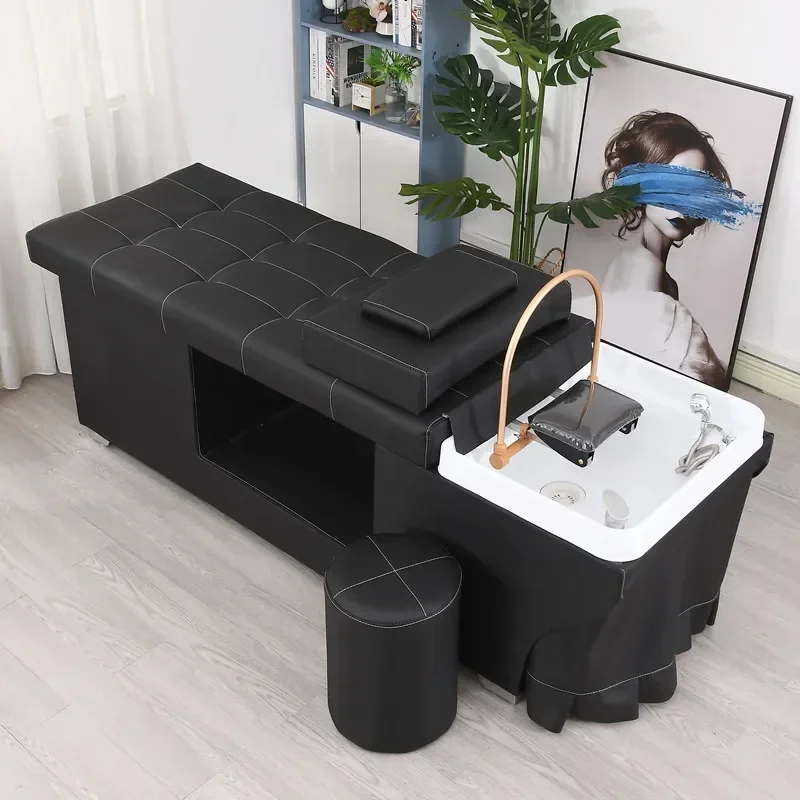 

Beauty Salon Shampoo Basin Styling Spa Hair Water Hoop Bed Hairdressing Professional Nail Thai Mobilier Coiffure Washing Seats