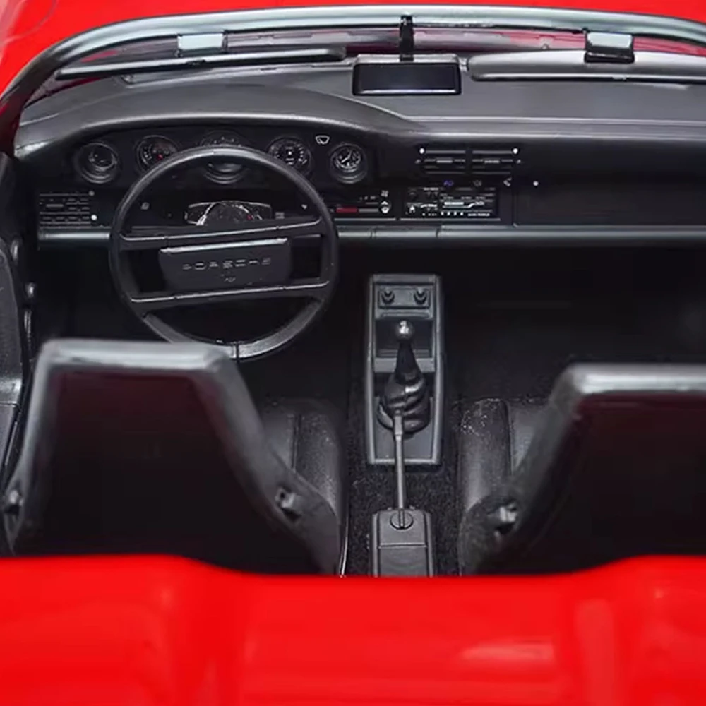 Schuco 1:12 911 Speedster rouge Convertible voiture de sport Simulation alliage moulé sous pression modèle de voiture