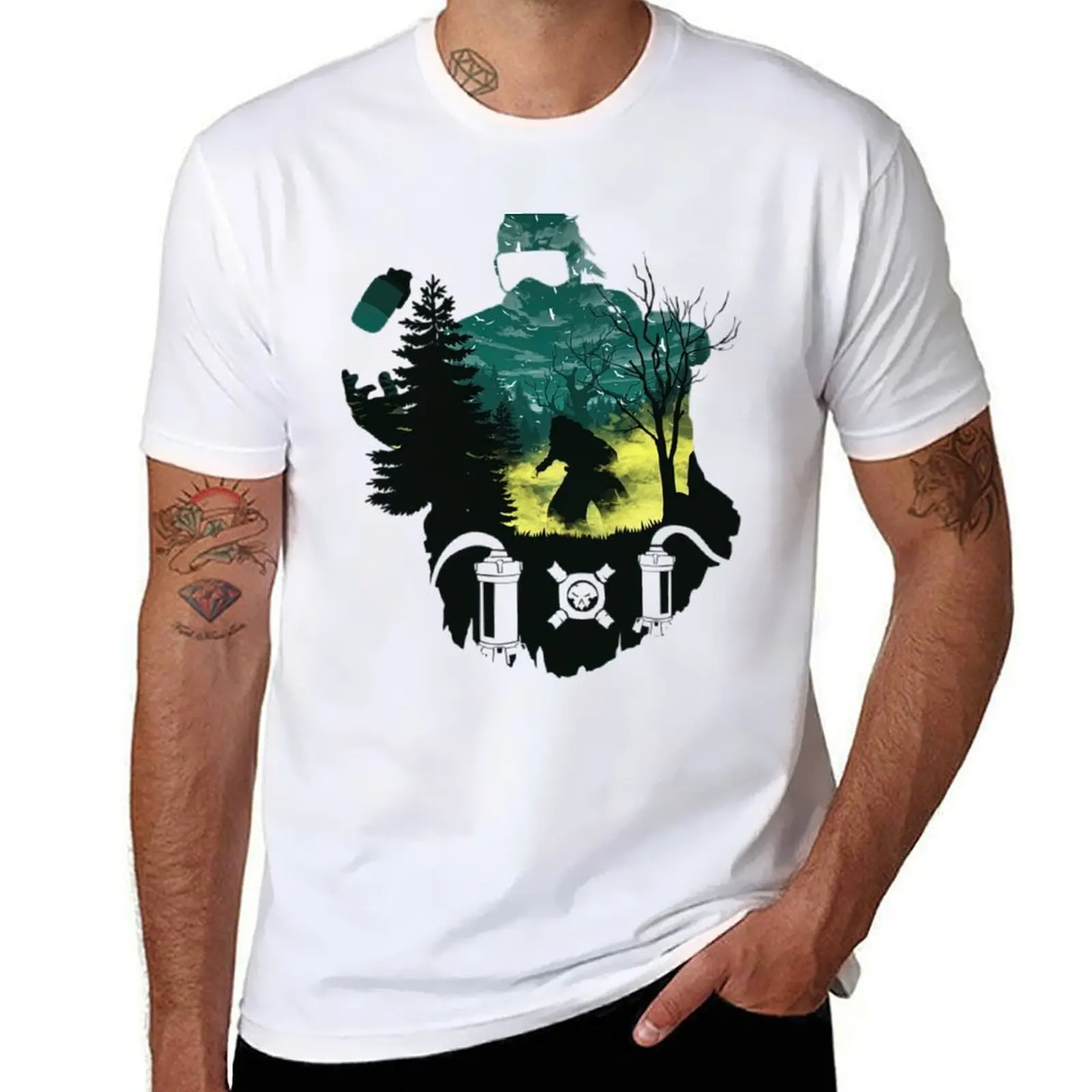 

Apex Legends Caustic T-Shirt Stretch Fabric Comfort T-Shirt