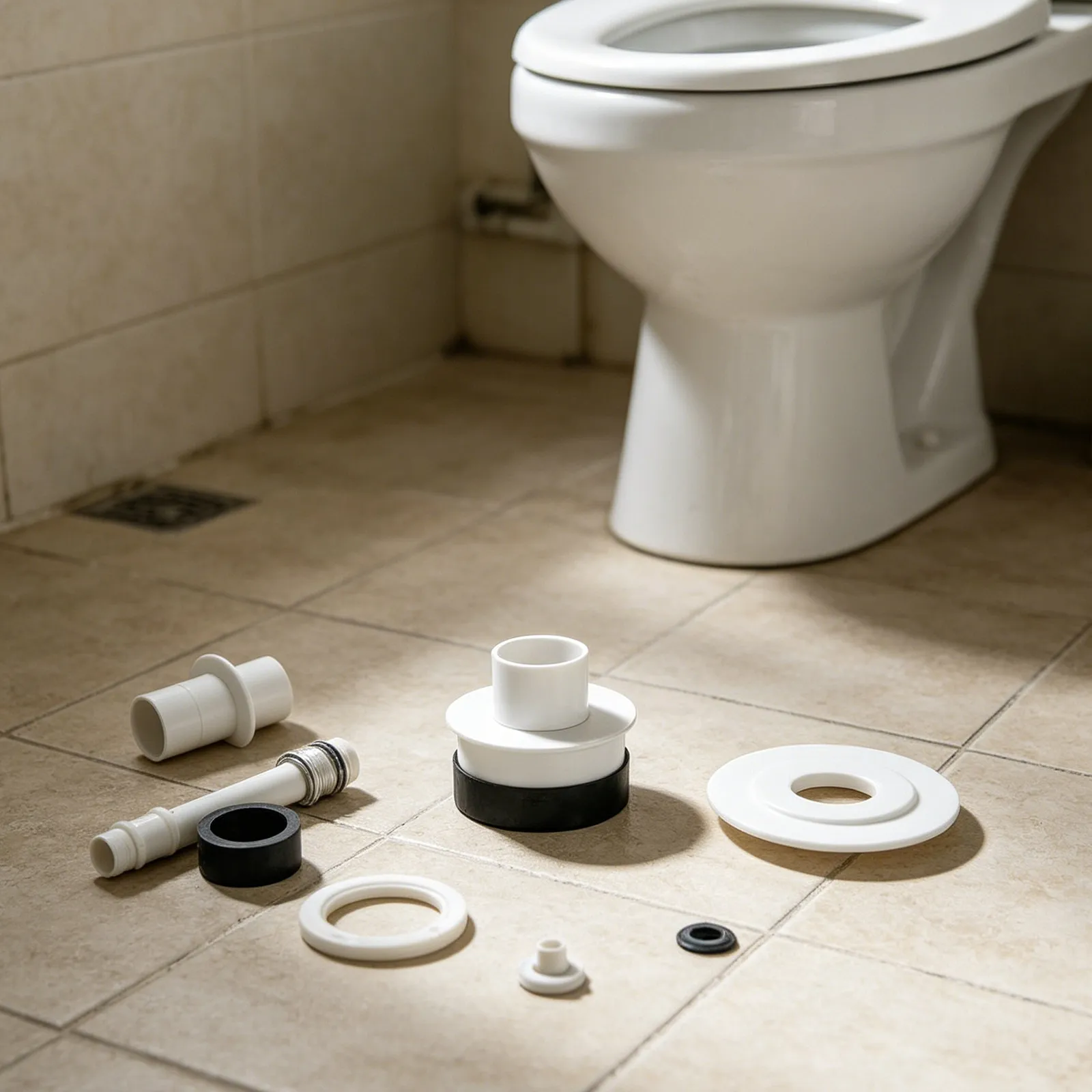 Urinal Seal Gasket Leakproof Plastic Drain Connector Replacement for Commercial Restroom Plumbing