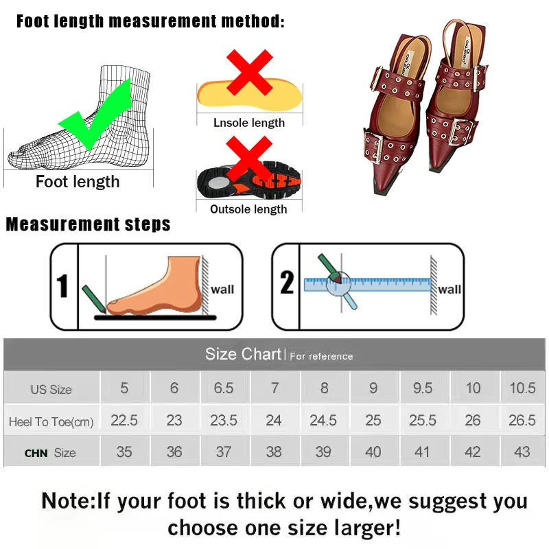 Sepatu datar wanita dengan sepatu 2025 desainer mewah gesper Fashion sepatu datar wanita Slingback ujung runcing sandal wanita kasual Mules