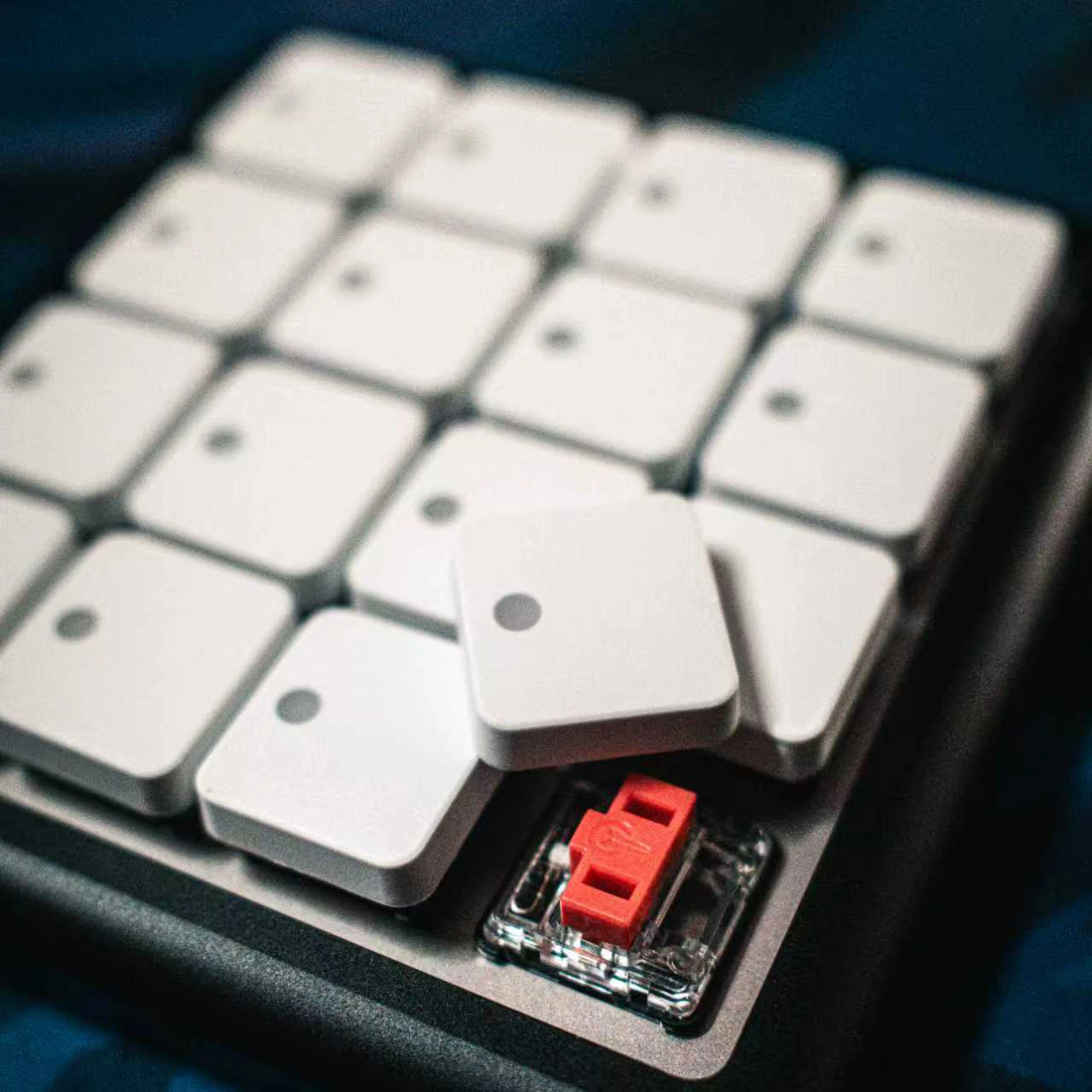Taihao THCS 1U Thins Keycap Low Profile Keycaps voor mechanisch toetsenbord Kailh Choc 1350 of MX Switch 18 stuks