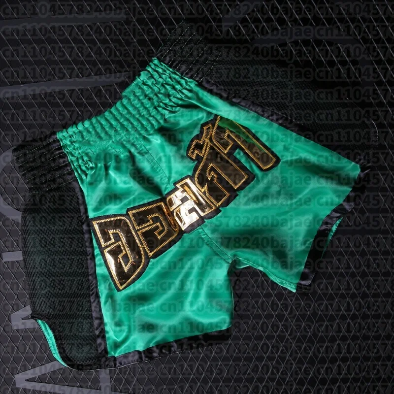 Muay Thai Shorts für Herren, Damen und Kinder, Rosa, Boxtraining, Kickboxen, Atmungsaktive MMA-Shorts, Kampfsport-Bekleidung – Detail 10
