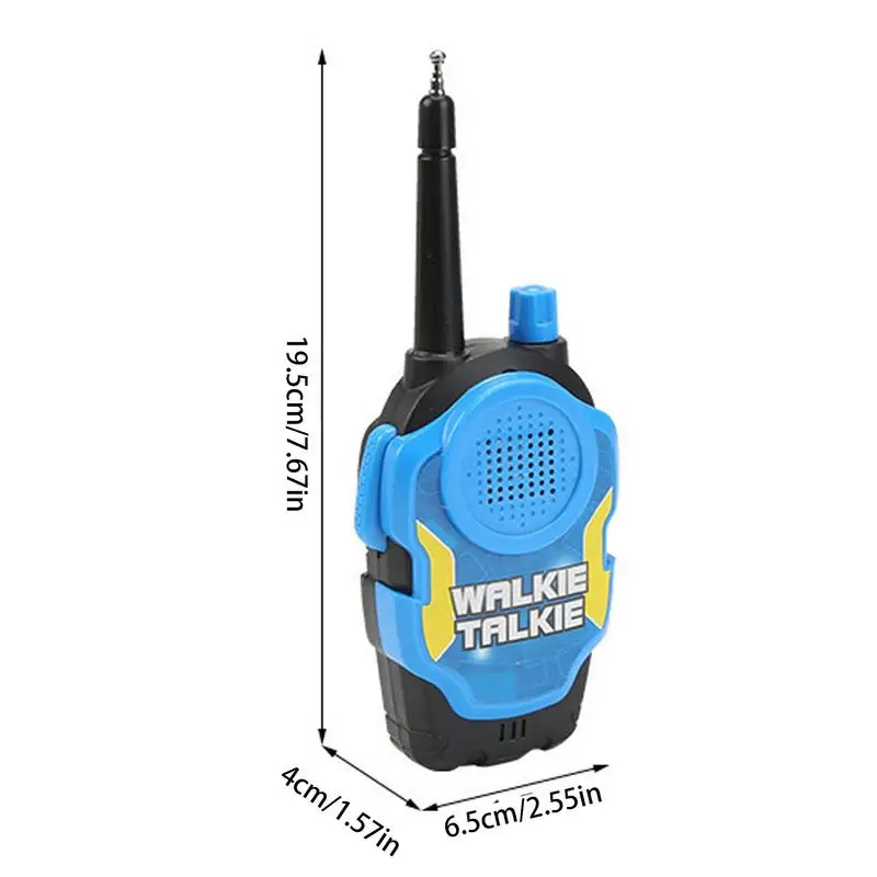 Walkie Talkie de mano para niños, Radio Walky Talky de corto alcance, juguetes para niños y niñas de 3 a 12 años para senderismo en interiores y exteriores, 2 piezas