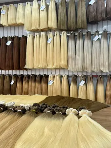 Shinehair Wholesale Straight Human Hair Bulk 100% Real Human Hair Extensions Highlight 16A Natural Black Hair Bundle Blonde 613