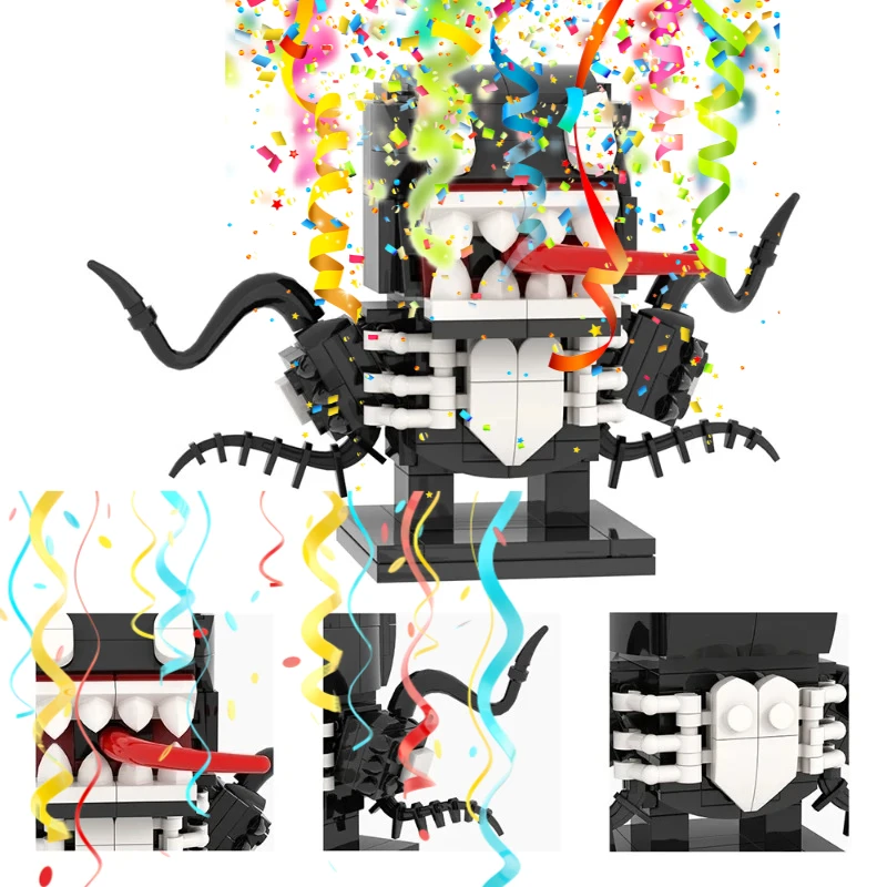 

Hot Sci-Fi Movie Action Figure Poisonous Organisms Parasitic Cartoon Doll Building Blocks Model Children's Toys Birthday Gift