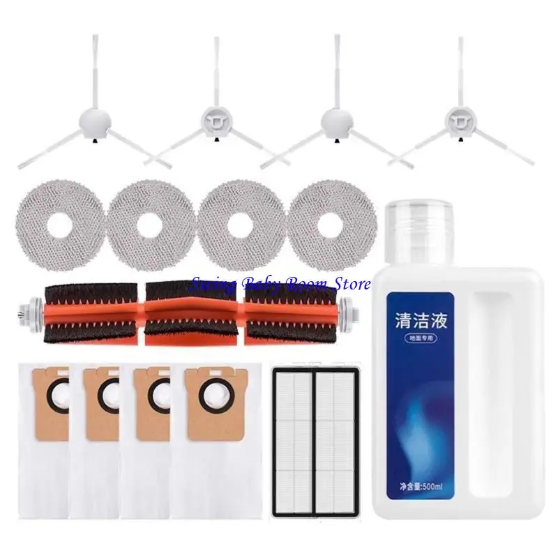 K1AD Cleaner Cleaning Rags Side Brush Facuum Filter Filter Facs Vacuum Planer Park Pads Mop for B101cn/1S