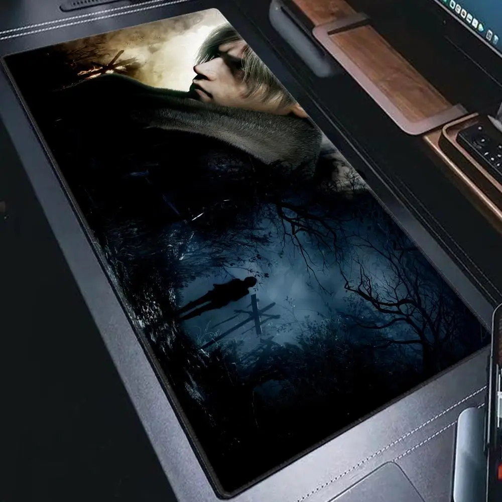 Mouse Pad Ergonomic Mouse Pads Desktop Accessories Oversized Kawaii Art Gaming R_resident_Evil_4 Large XXL Gamer Mousepad 90x40