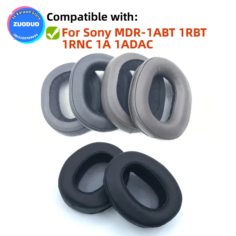 

Replacement Earpads Foam Ear Pads for Sony MDR-1ABT 1RBT 1RNC 1A 1ADAC Headphones Earmuff Earphone Sleeve Headset