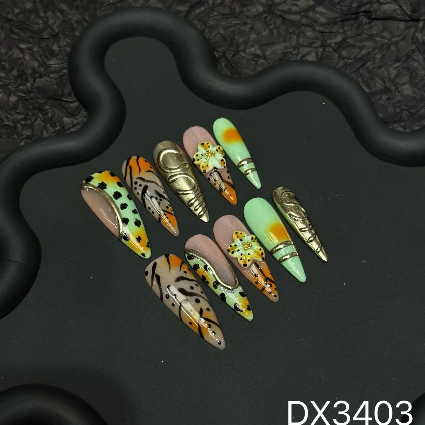 

Нажмите на ногти ручной работы Spice Girls контрастные цвета, персонализированная резьба, отбеливание, продвинутые ногти, нежный подарок