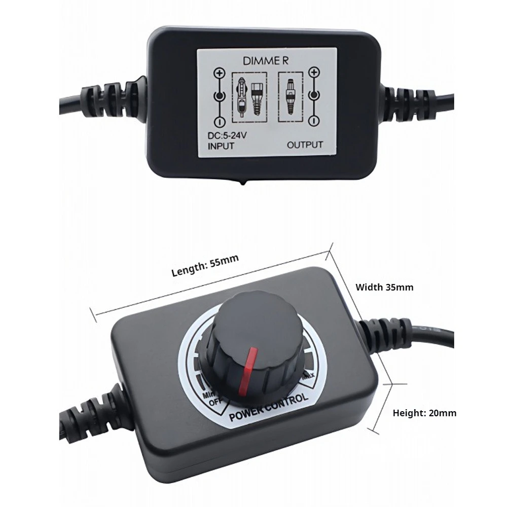 

5V-24V 5A Motor Speed Controller LED Dimmer Switch Constant Voltage Stepless Speed Regulation For LED Strip Cooling Fan DC Motor