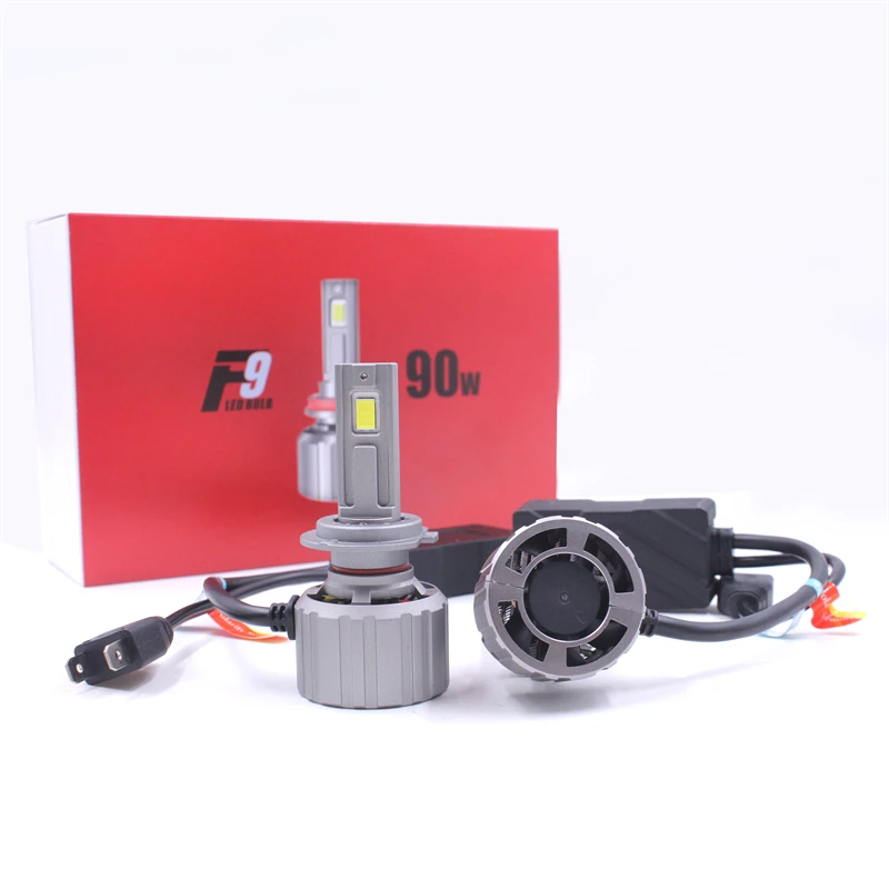 F9 H4 H7 H11 Led Headlight 180W 32000LM H4 H7 H8 H11 9004 9005 9006 9007 H13 9012 HIR2 canbus led Fog headlights h4 H7 90W Led