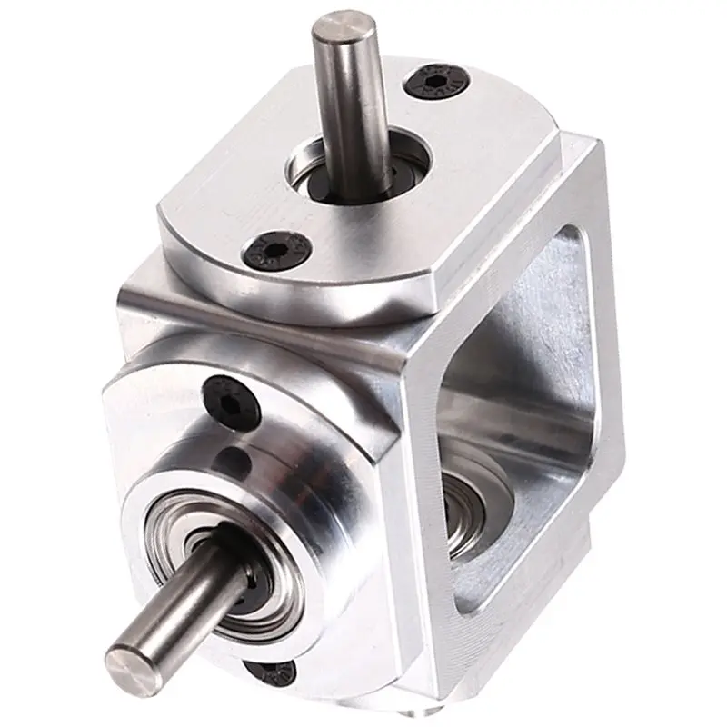 X16A 2025 NEW-2X Gearbox 90 Degree Right Angle Bevel Gear-Box With Mounting Hole 1:1 Shaft 1 Module 20 Teeth Bevel Gear A