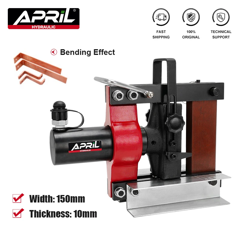 EUR مستودع الهيدروليكية النحاس ماكينة ثني القضيب ، الصفائح المعدنية الانحناء أداة CB-150D 16T 150 مللي متر