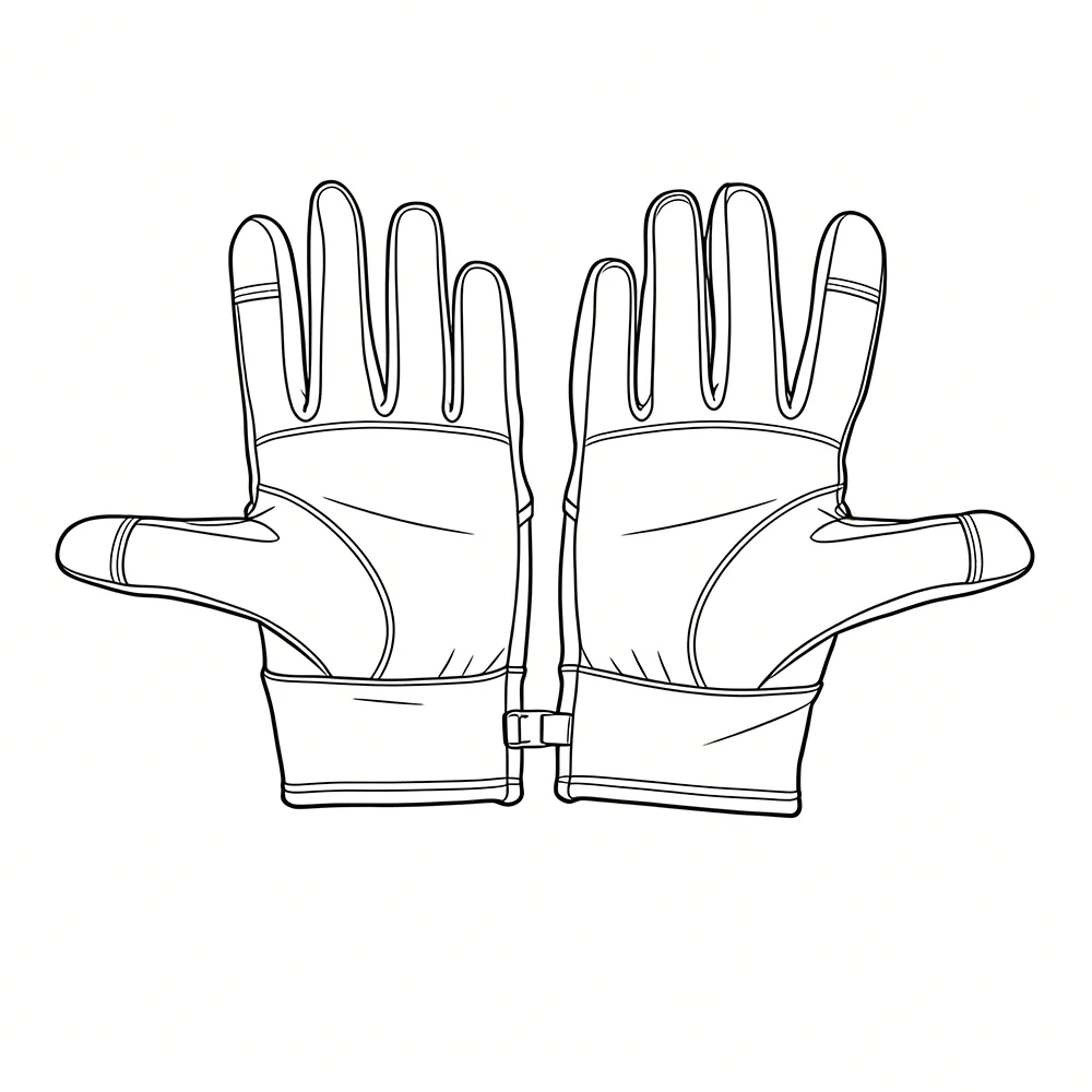 SY-152 No Trace Gloves Black Reflection Street Mitten Sport Unisex Winter Thermal Cycling Biking Touchscreen Compatible