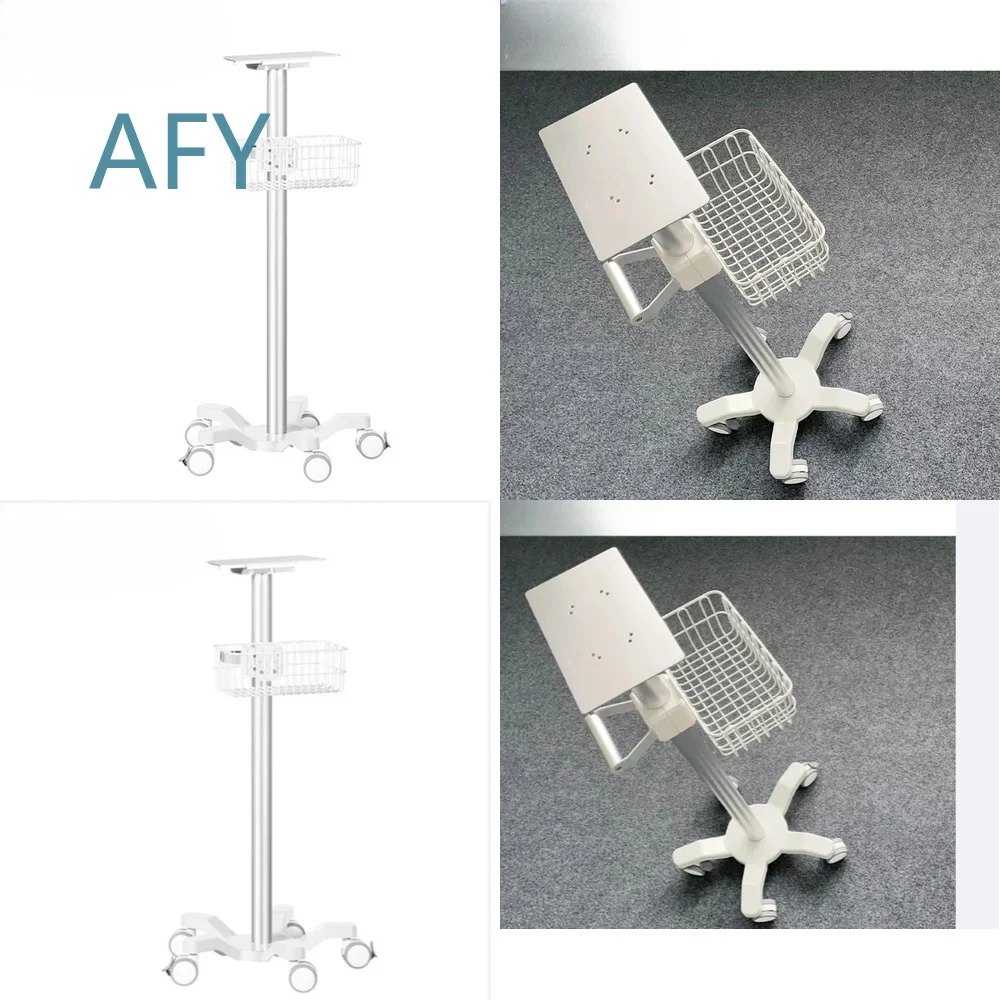 All-in-one Mobile Workbench Trolley for Patient Monitoring Vital Signs with Silent Universal Wheels Medical Equipment