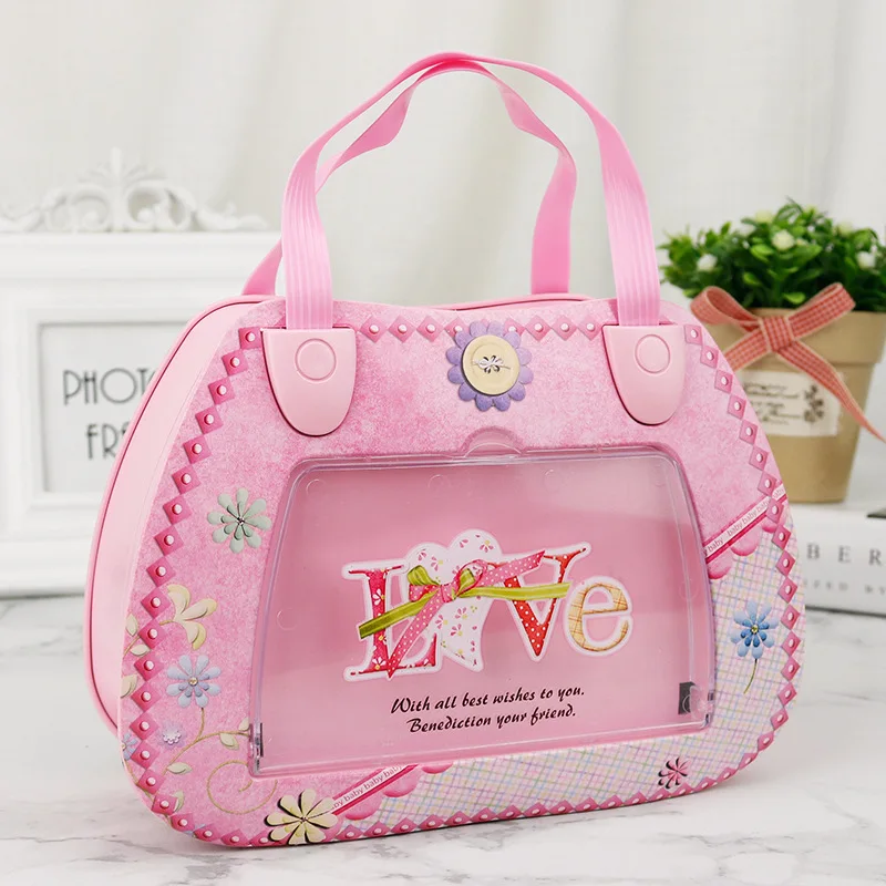 Musical Jewelry Box with Ballerina, Music Box, Jewel Storage Case for Little Novelty Handbag Design