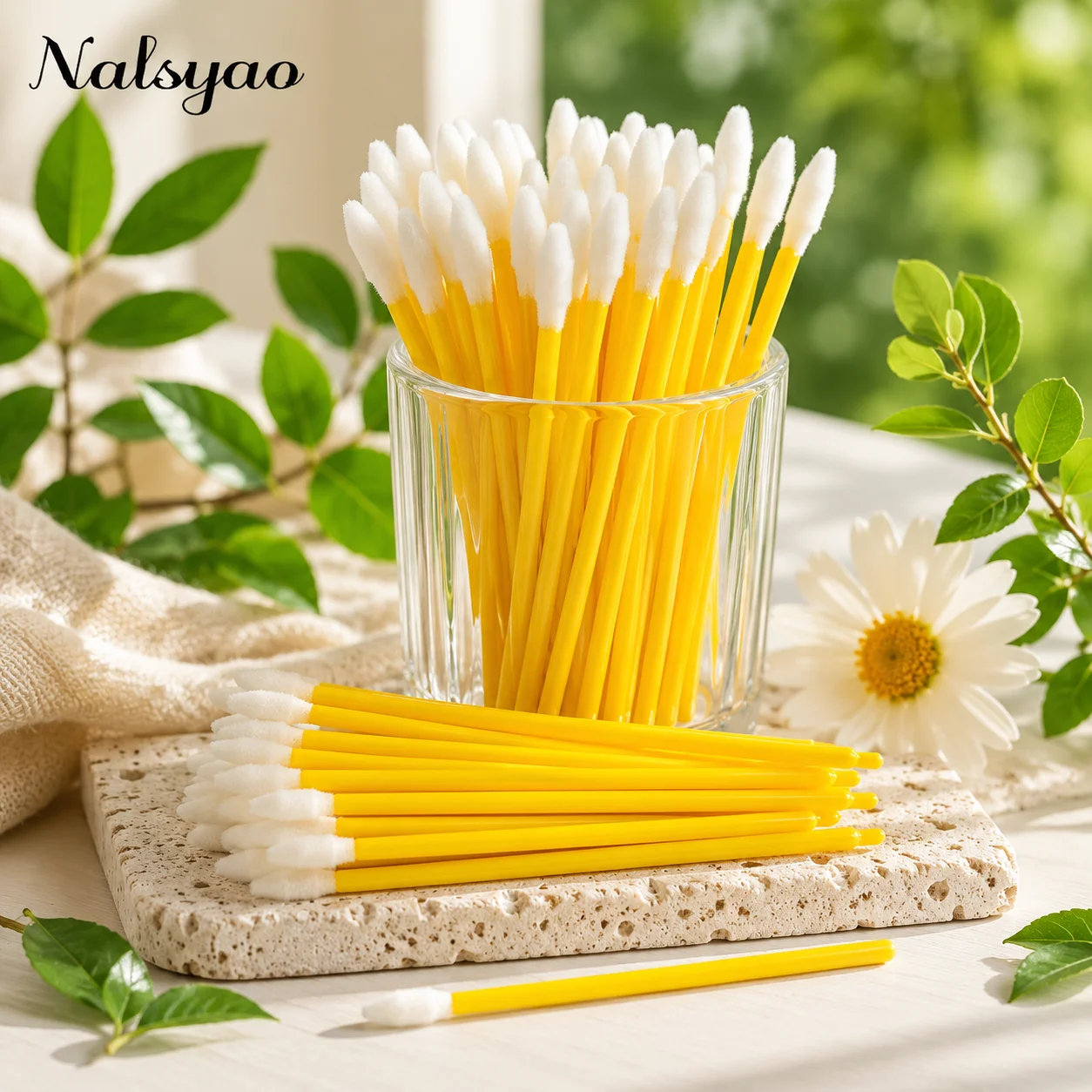 Cosmetic Makeup Brushes Heads Tool 50PCs Disposable Micro Lip Brush Eyelash Extension Mascara Applicator Lipstick Wands Set