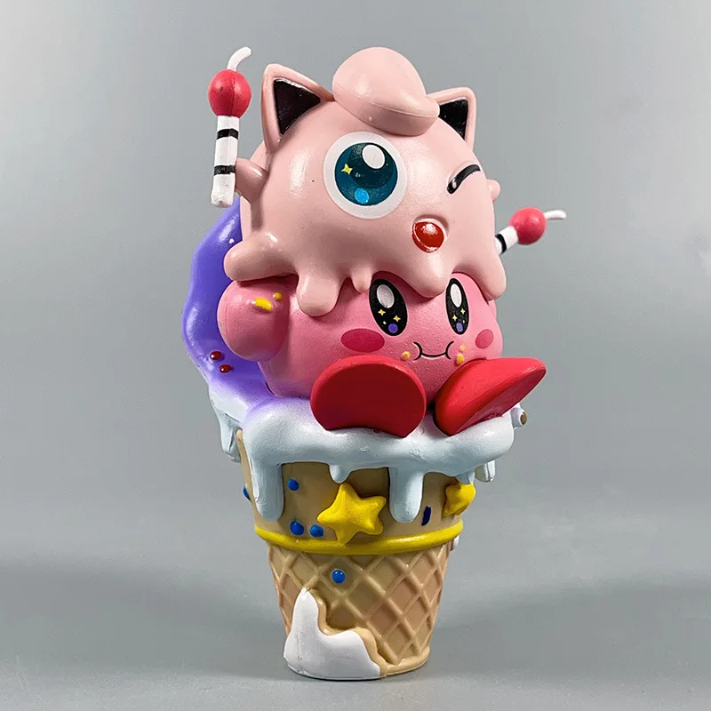 Pokemon Cone lody lody Pikachu Bulbasaur nasiona do kaczki Kirby ozdoba rysunek animacja urządzenia peryferyjne zabawki dla dzieci Model