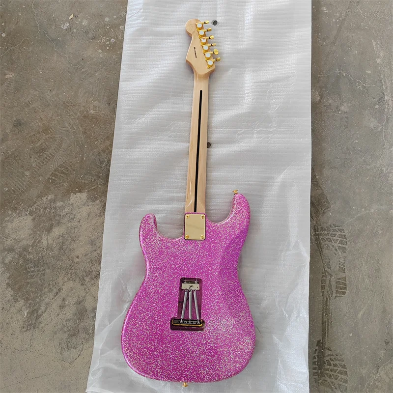 Classic Production Flash Metal Paint Electric Guitar, Can Be Customized Color, 6 String