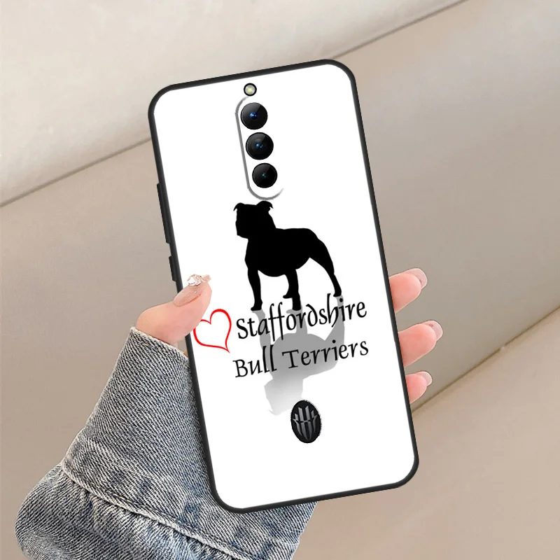 Staffy mum Staffordshire Bull Terrier Funda Back Case For Nubia Red Magic 6 7 8 Pro Plus Red Magic 6S 7S 8S Pro Plus 6R 5S 5G