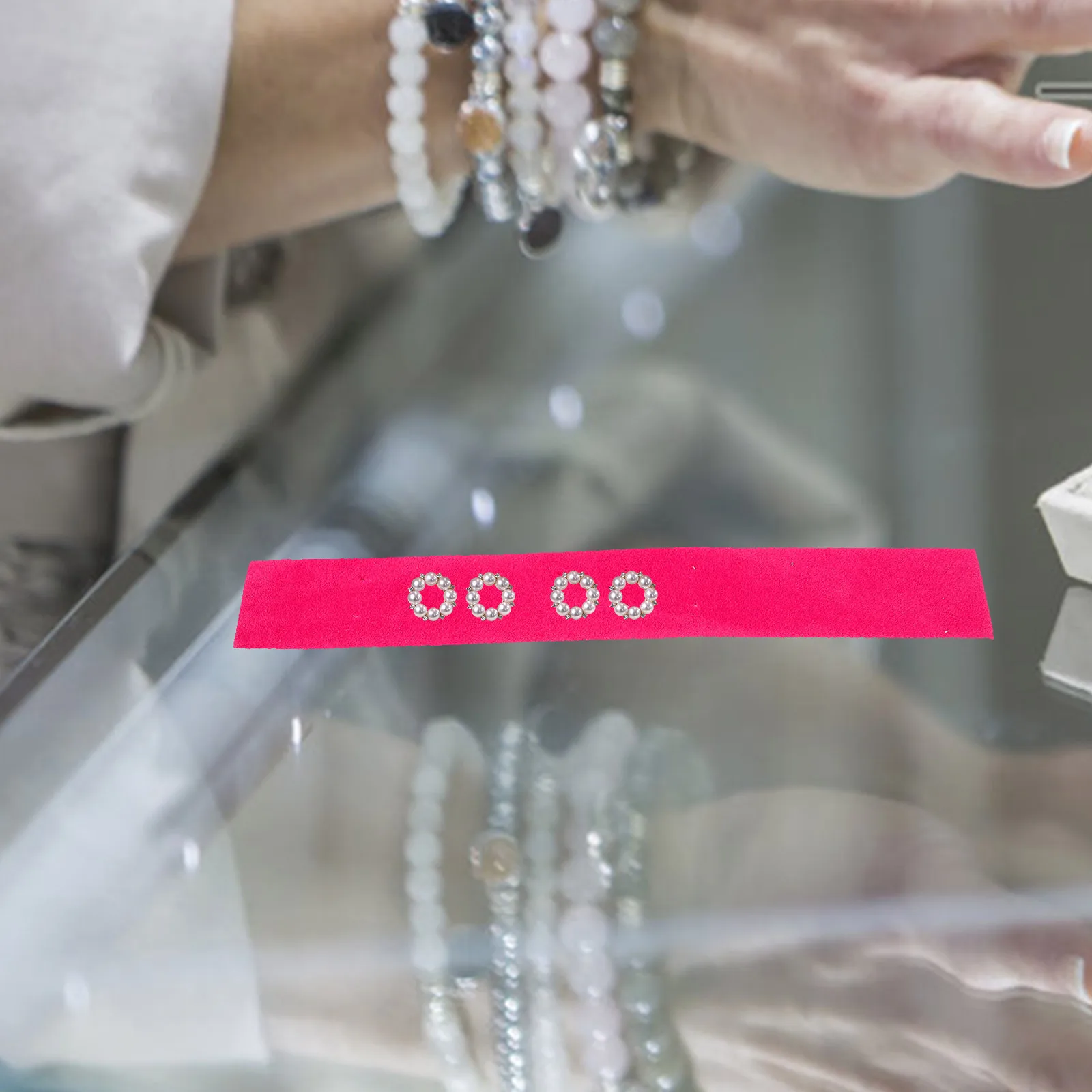 

Foldable Earring Display Stand L-Shaped Jewelry Rack Iron Sheet Holder for Studs Showcase Compact Storage Rack Stable Support