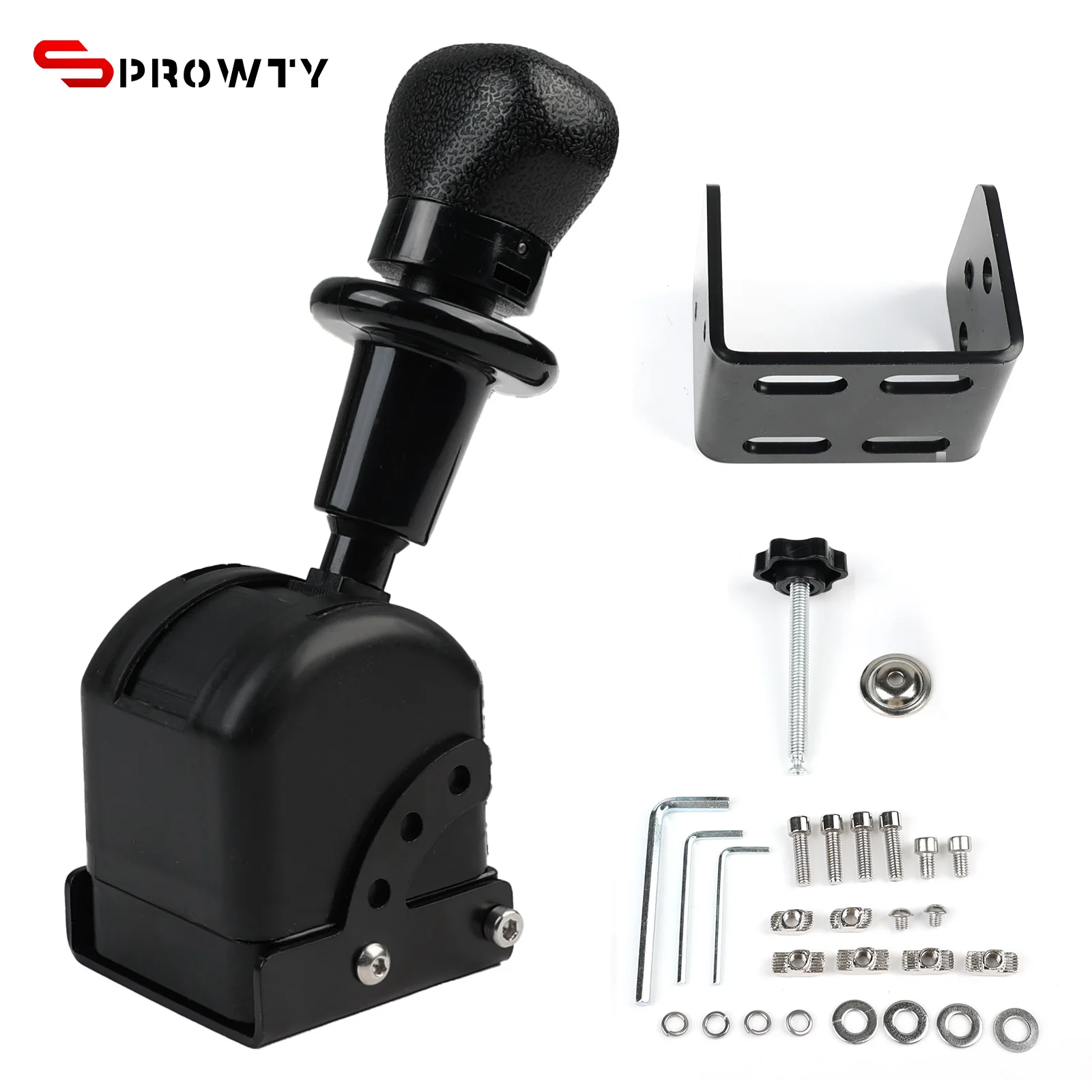 

SPROWTY Truck Sim Handbrake Fit for ATS & ETS2 Games For Logitech G923 G27 G29 Thrustmaster T300 PC USB Handbrake