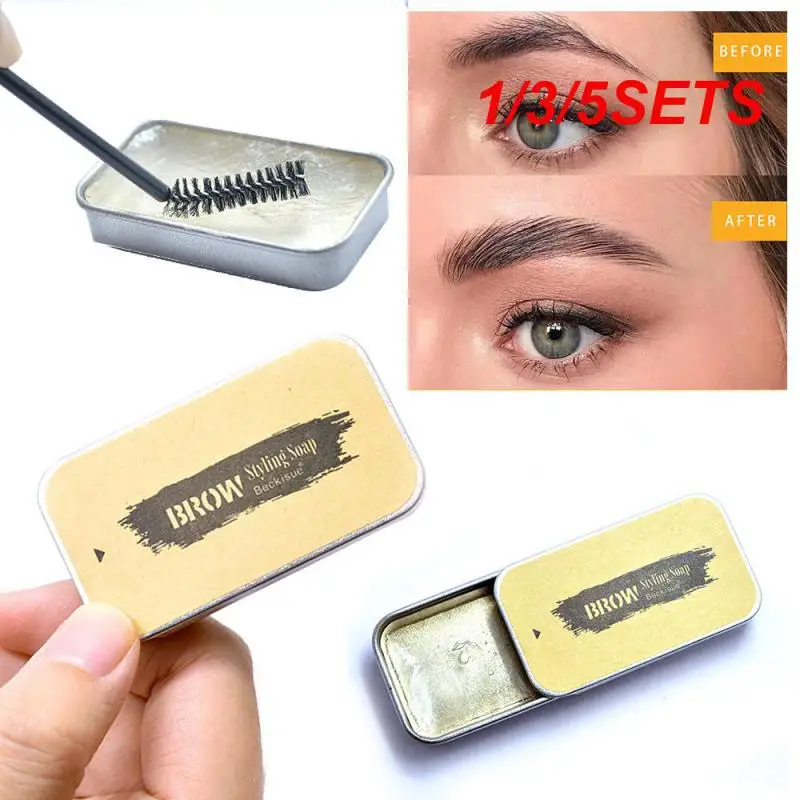 1/3/5SETS Waterproof Eyebrow Wax Perfectly Defined Brows Enhancers Ointment Eyebrow Enhancers Ointment Eyebrow Styling Soap