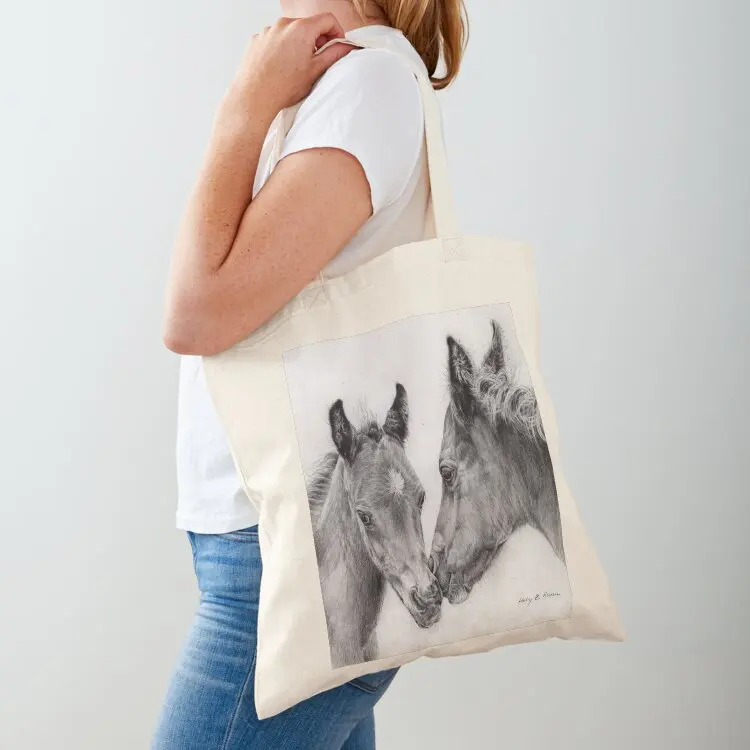 

Two Foals Tote Bag canvas tote bags tote bag woman Big bag women shopper bags for women