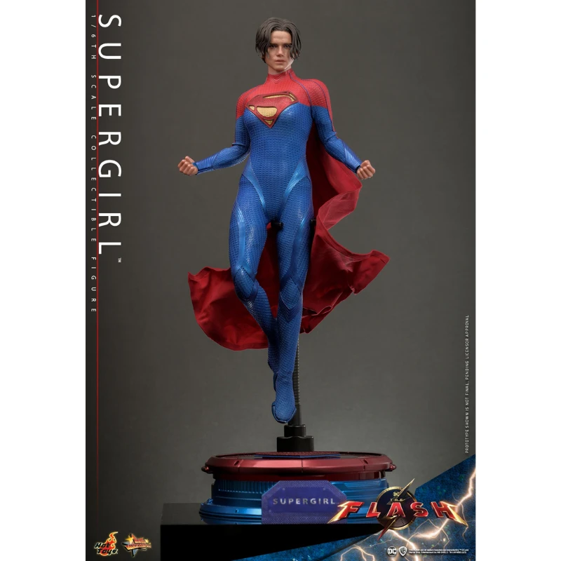 In Stock HotToys MMS715 Supergirl Flash 1/6 Animation Action Figure Toy Gift Model Collection Hobby