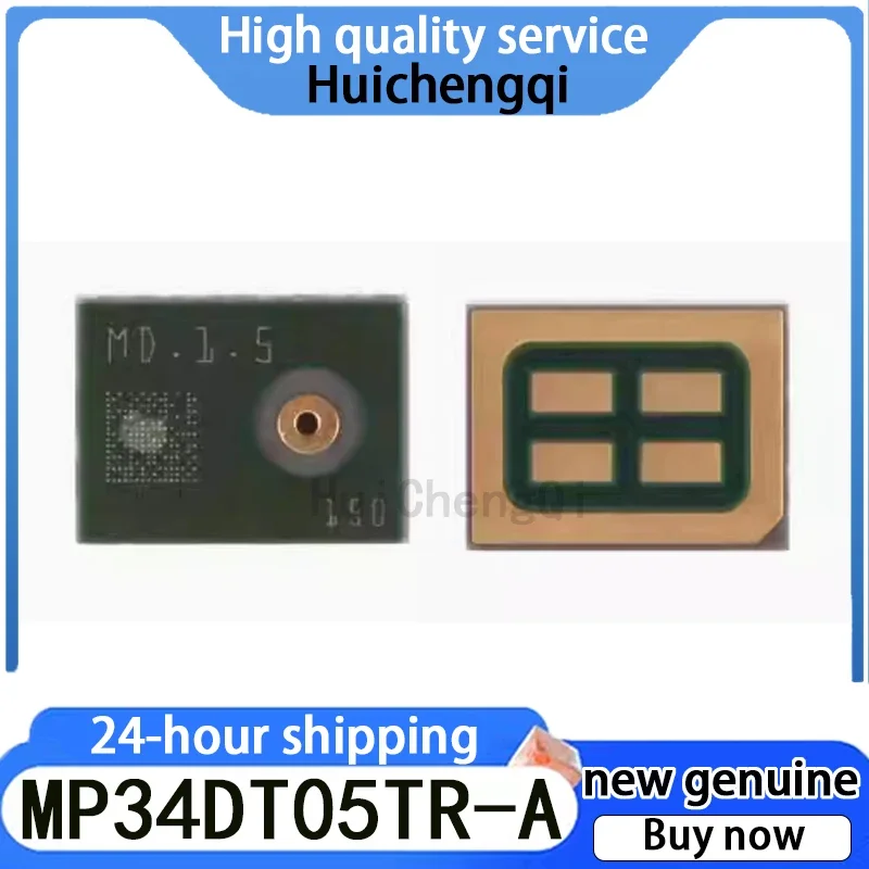 5PCS Original Genuine MP34DT05TR-A LGA-5 MEMS Audio Sensor Omnidirectional Digital Microphone 64dB SNR