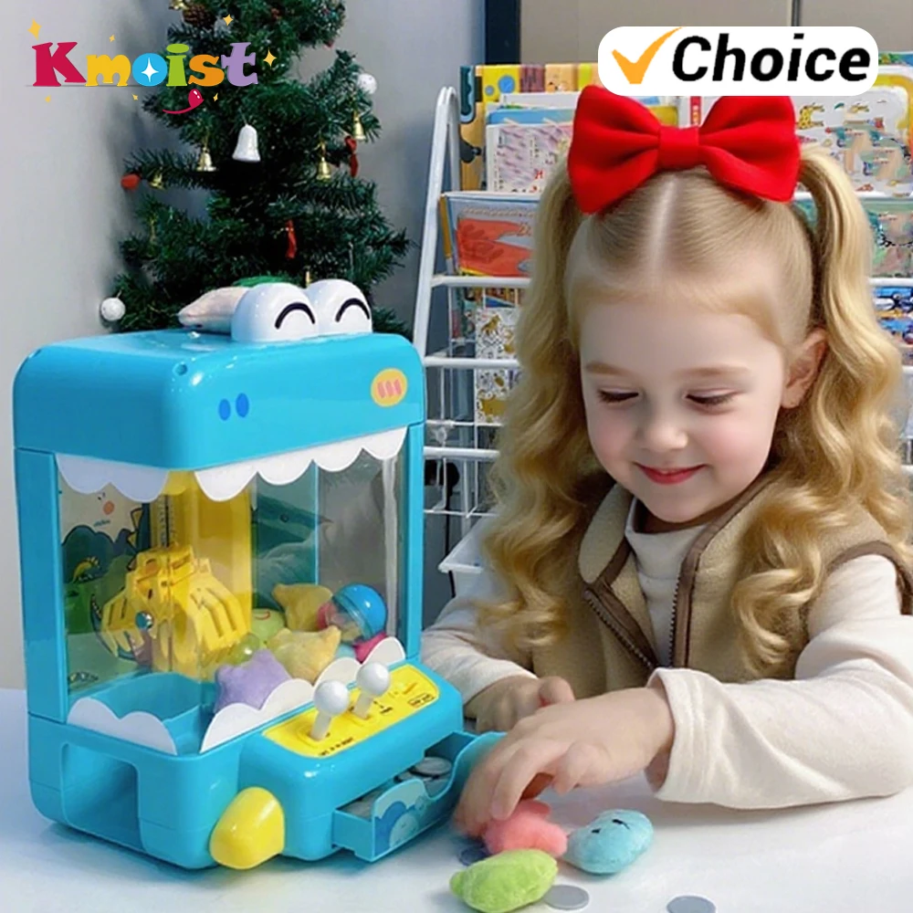 

Arcade Claw Machine for Kids Deer Electronic Mini Vending Machines Candy Grabber Prize Dispenser Toys for Christmas Easter Gifts