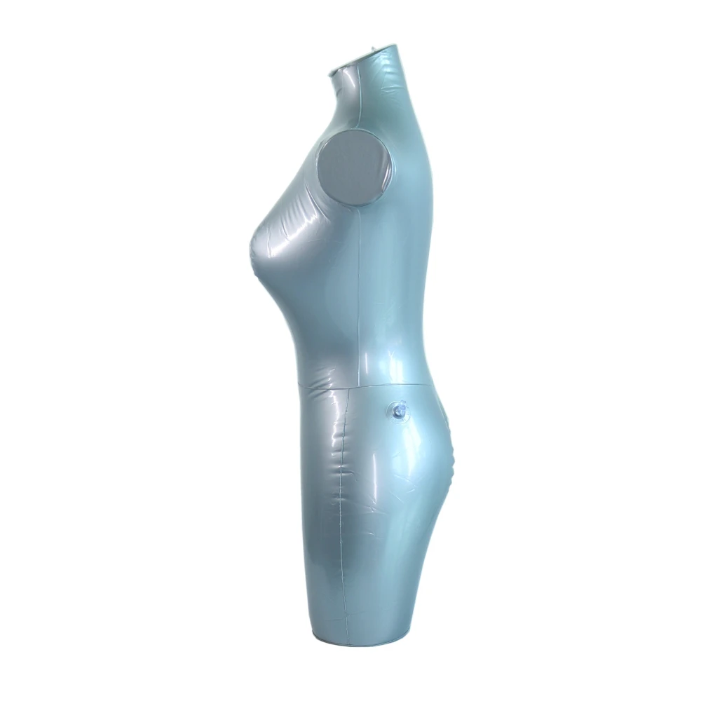 Torso manichino femminile gonfiabile, panno artistico femminile, mezzo corpo, puntelli per esposizione di abbigliamento superiore, 2023