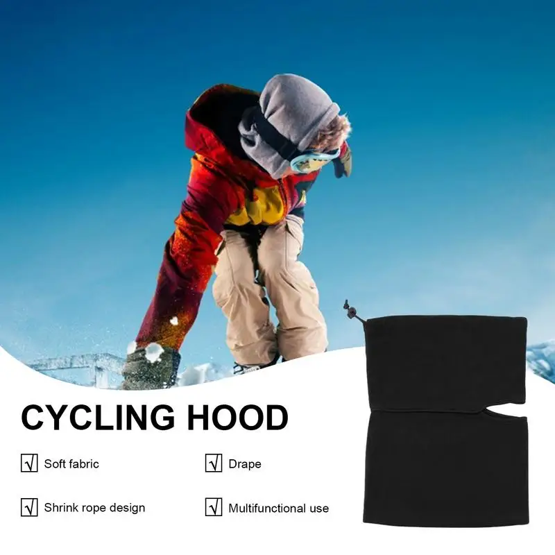 Cold Weather Hood Adjustable Ski Hood Cycling Hood Face Cover For Outdoor Activities Women Men Boys Girls Adults