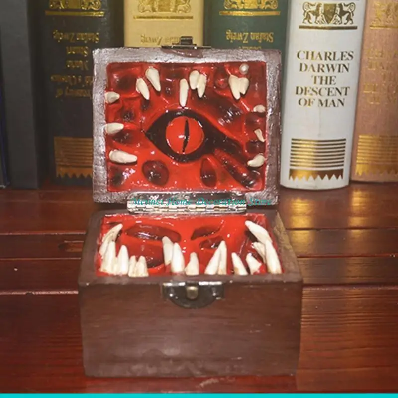 H7BF مخيف هالوين مربع مخيف للمتعة/خدعة تخفيف الإجهاد الأطفال هدية الهالوين