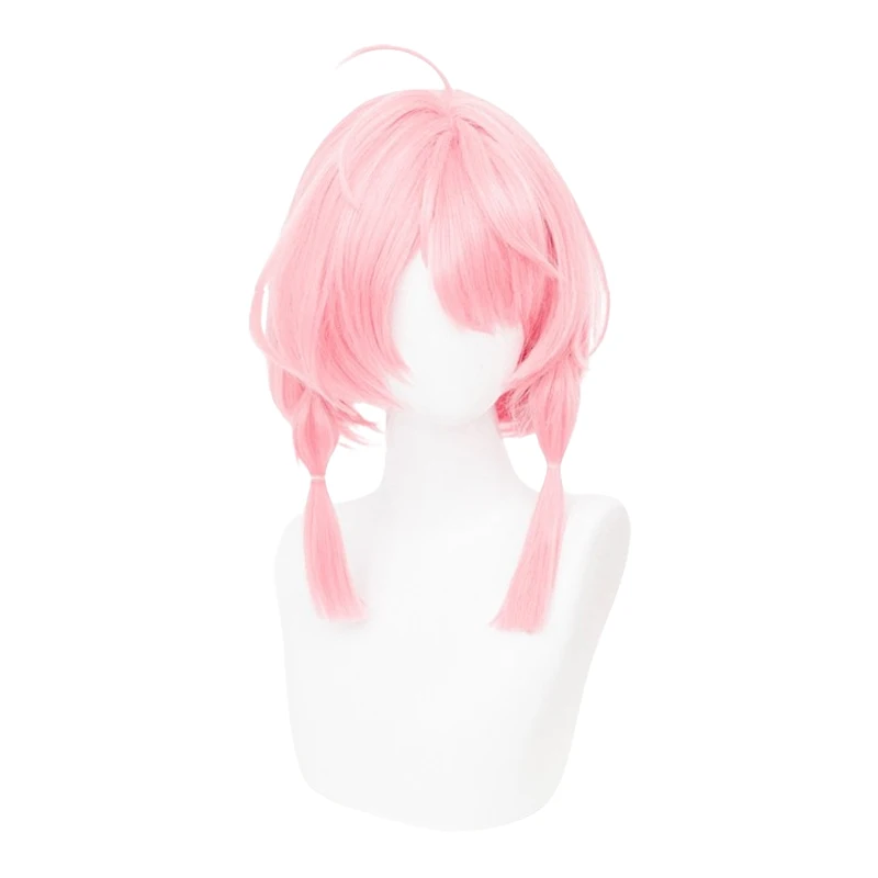 L-e-mail parrucca sintetica gioco di capelli Wuthering Waves Taoqi parrucca Cosplay breve colore rosa Jinzhou Cos parrucche per le donne parrucca resistente al calore