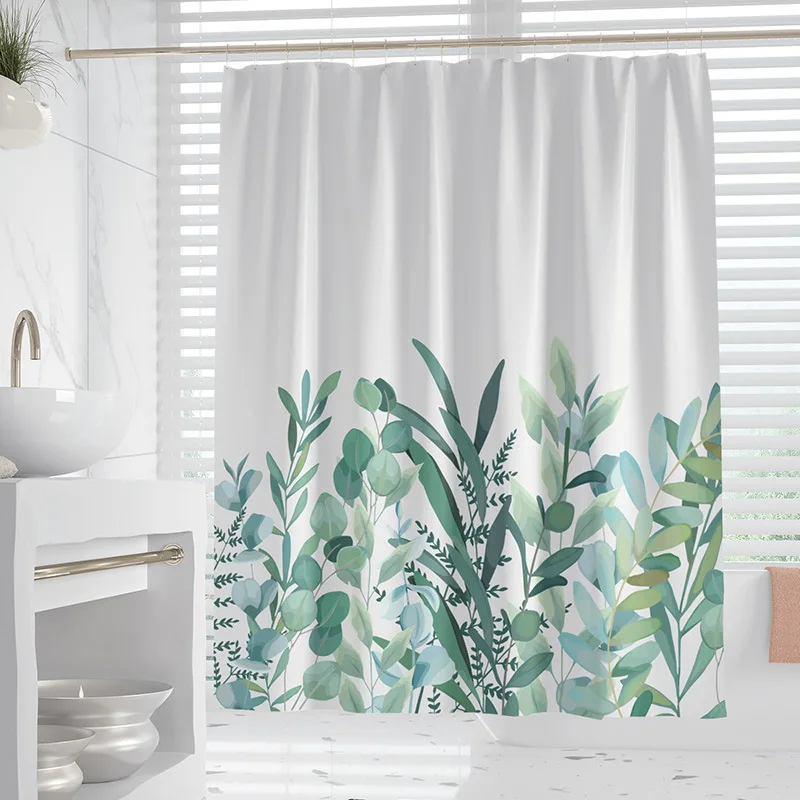 

VIKAMA Американская свежая печатная водонепроницаемая и анти-форматная занавеска для душа, украшение для дома, занавеска для душа для ванной комнаты