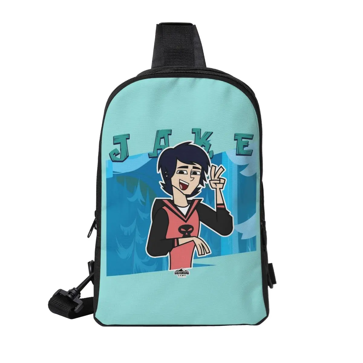 

Adventure Camp Jake Chest Bag Men Sling Crossbody Backpack Chest Bag Traveling Hiking Daypack Shoulder Bag