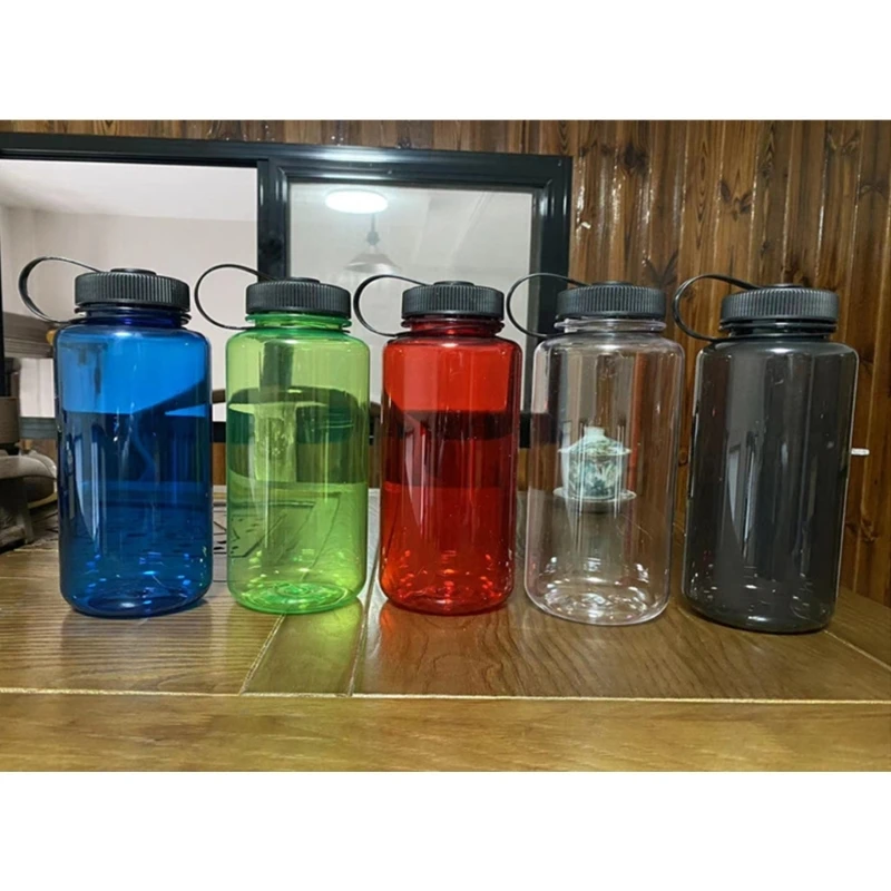 Wide Mouths Clear Plastic Water Bottles LeakProof Sports Water Bottles 750ml Large Capacity Water Cup for Gym School