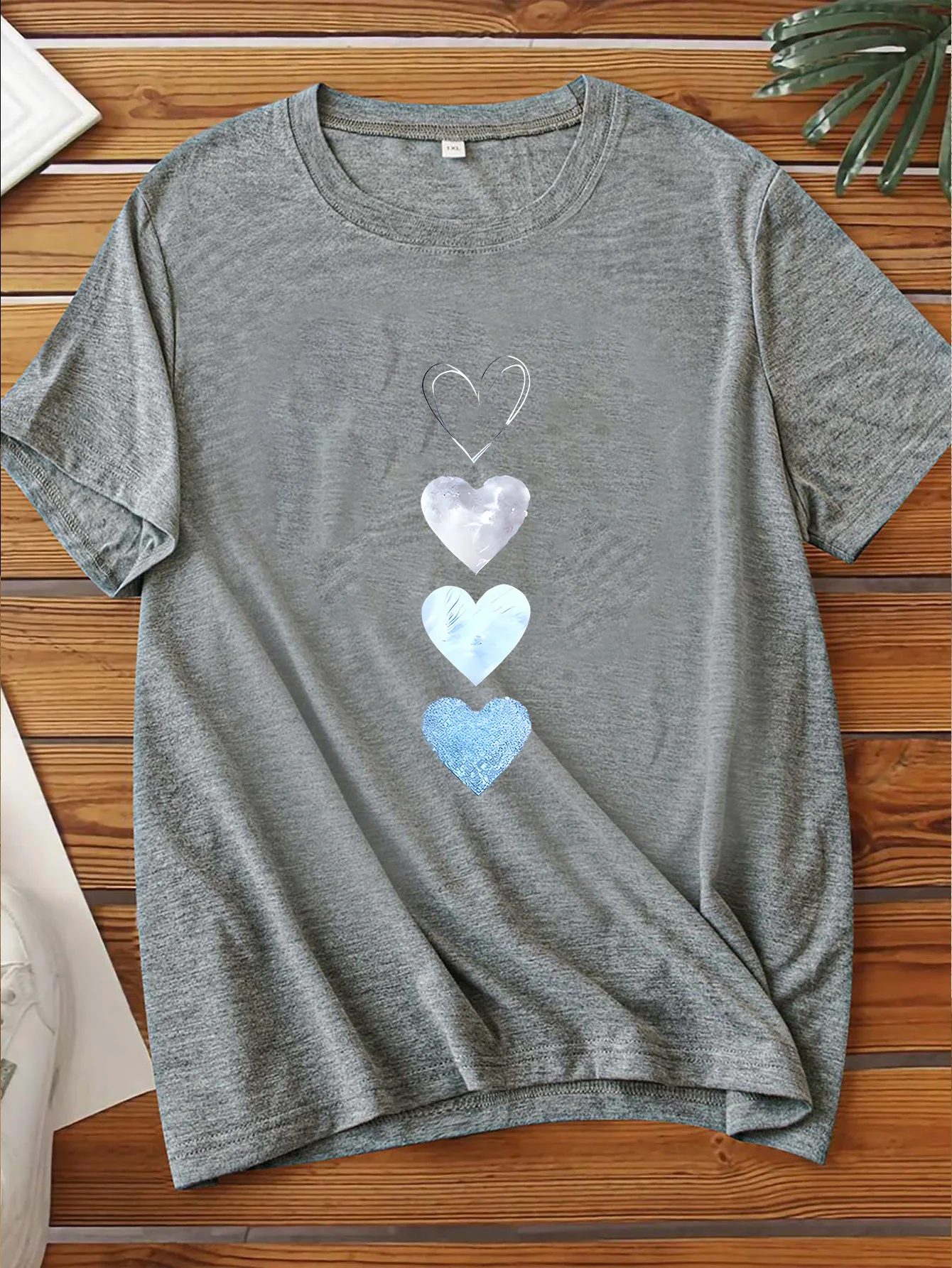 

Женская футболка больших размеров с круглым вырезом и короткими рукавами, с принтом, размеры 1-7XL, удобный повседневный топ для женщин (Fan Gear)