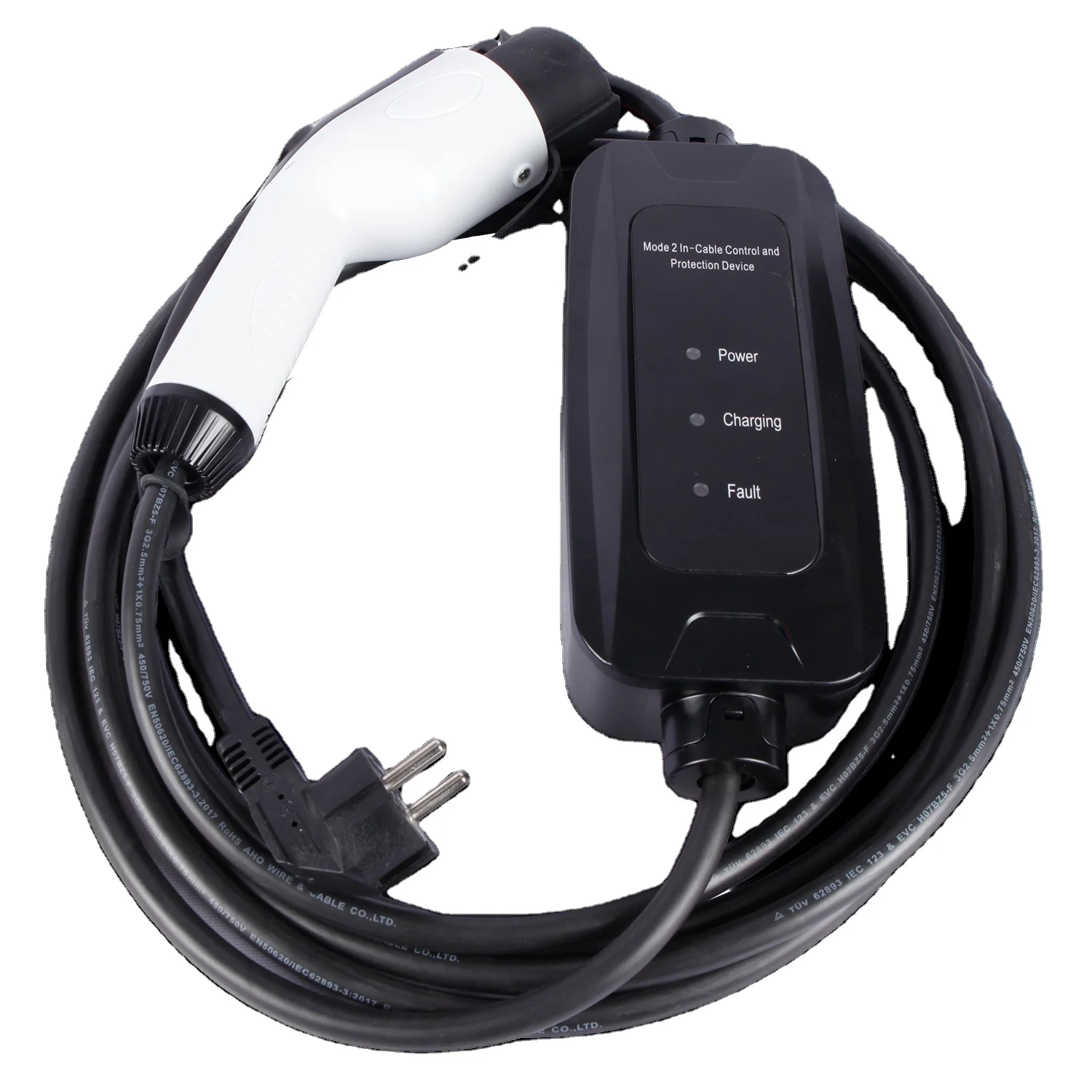 

High Quality 16A J1772 5M Portable Electric Vehicle Charging Box Car Battery Charger Cable