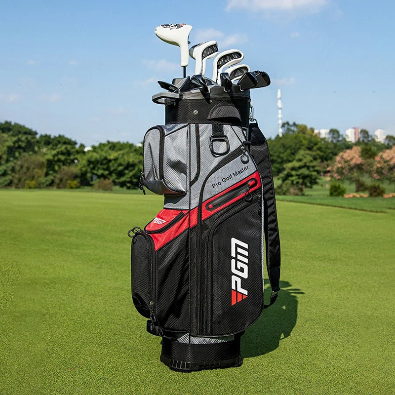 

Multifunctional Golf Cart Bag 14 Holes Large Capacity Golf Club Bag Stable Clubs Fixing Bracket Waterproof Sports Accessories
